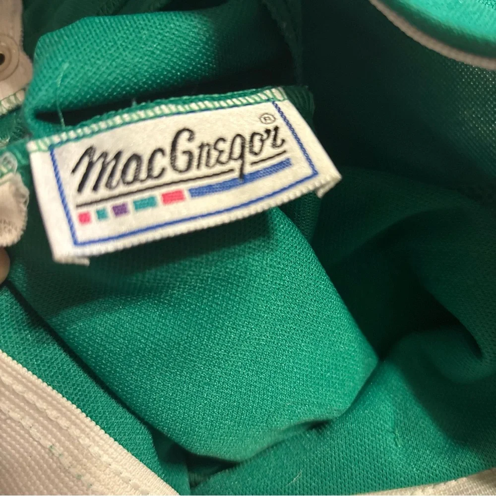 Vintage 80s MacGregor Green Polyester Sporty Baseball 🏈🎾🏀⚾️ Hugger Shorts 36/38